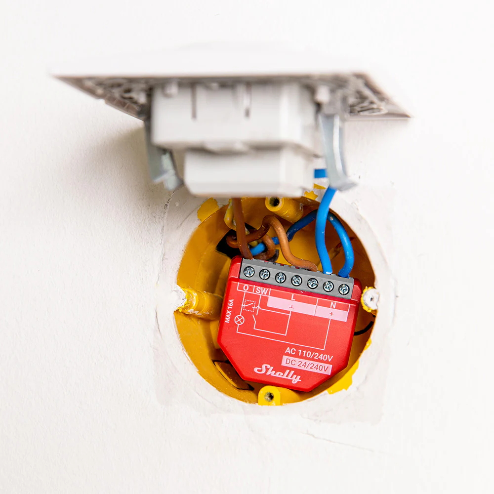 Shelly 1PM Gen4 16A AC/DC Interruttore relè Smart 1 canale monitoraggio consumi WiFi Bluetooth Zigbee Matter Homekit - Foto 2