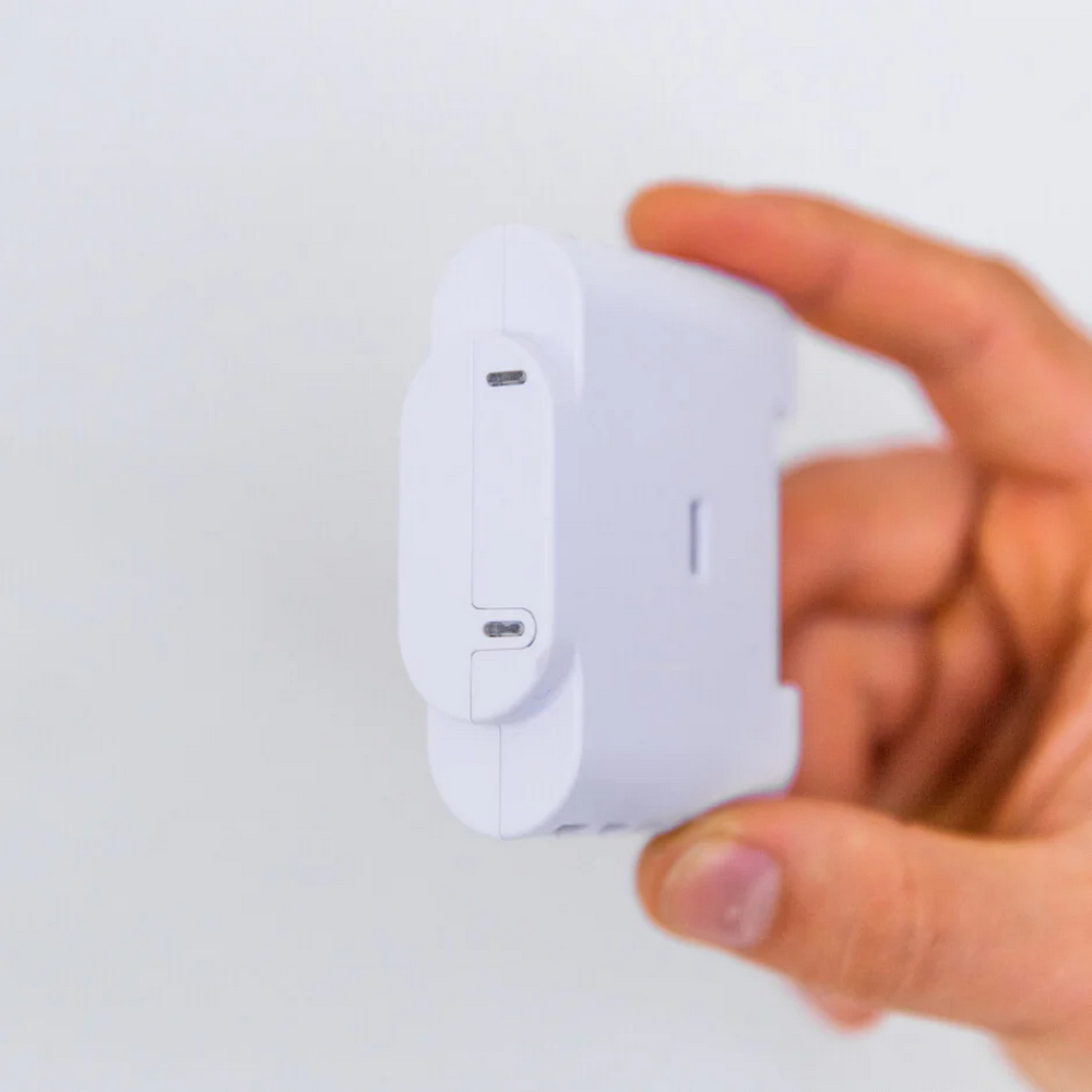 Shelly 3EM Misuratore consumo elettrico Smart 3 canali su guida DIN + 3 Pinze amperometriche 120A monitoraggio trifase WiFi - Foto 1