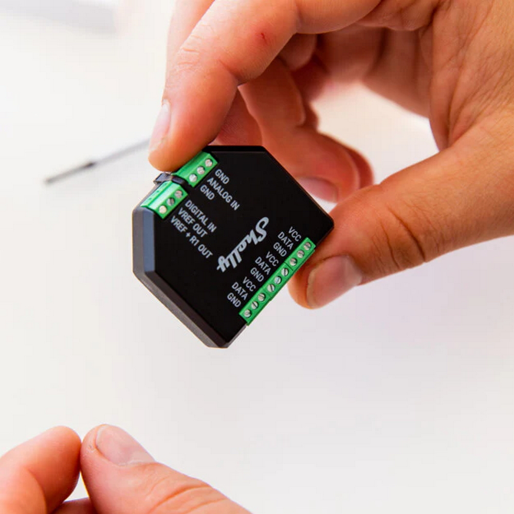 Shelly Add-On Modulo Aggiuntivo Smart per dispositivi Plus e Gen3 ampliamento funzionalità sensori temperatura umidità e movimento - Foto 1
