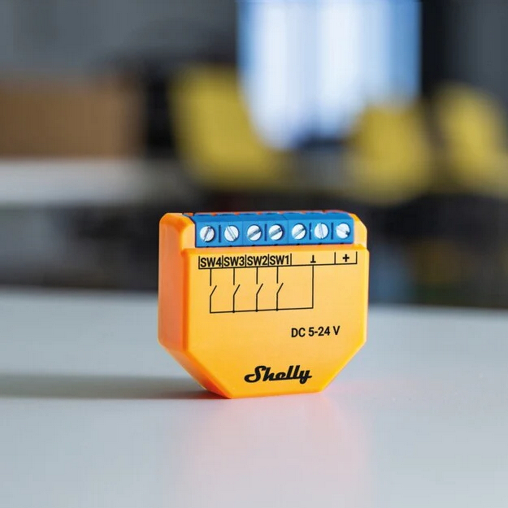 Shelly Plus I4 DC Controller Smart 4 pulsanti ingressi digitali WiFi Bluetooth - Foto 3