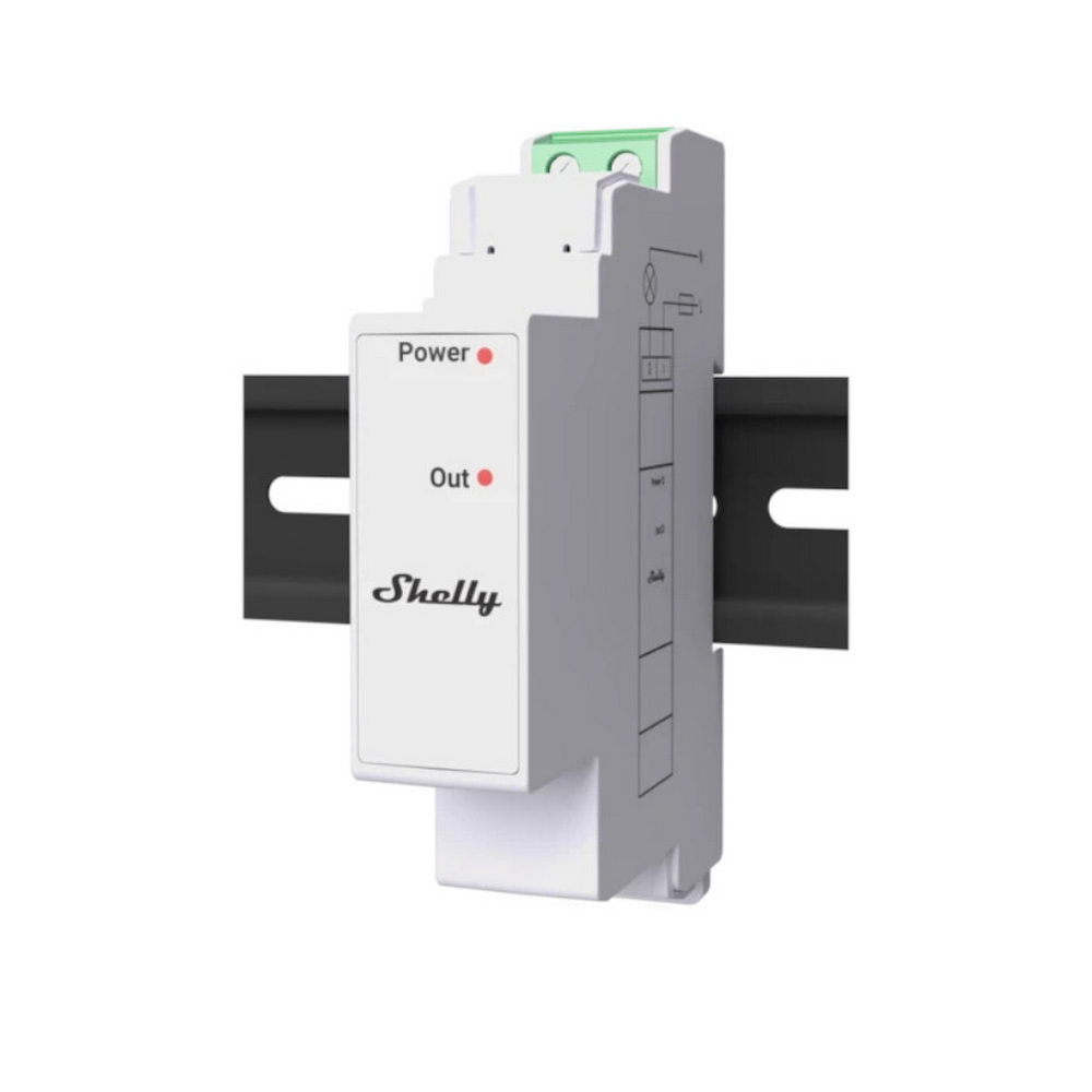 Foto principale Shelly Pro 3EM Switch Add-On 2A Interruttore isolato Smart su guida DIN contatto pulito ON/OFF accessorio per Shelly Pro 3EM