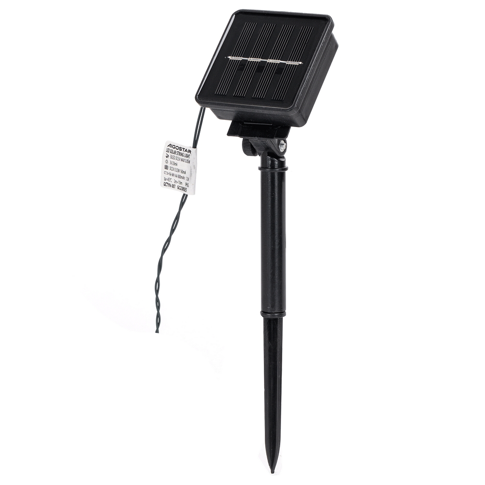 Catena decorata con 50 Gocce a Led RGBY 10 metri con pannello solare Aigostar - Foto 4