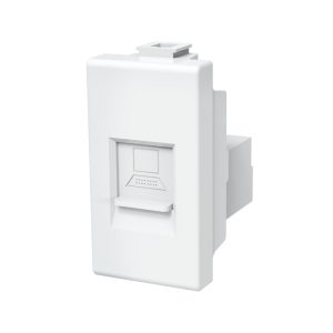 Foto principale Presa Dati LAN RJ45 Cat5e UTP bianca compatibile anche con BTicino Matix