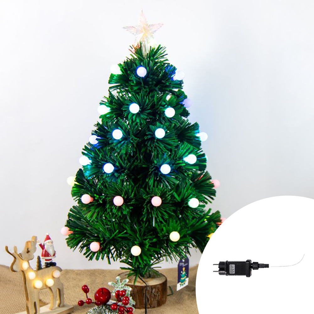 Foto principale Albero di Natale da tavolo 60cm Palline Led RGB Wisdom