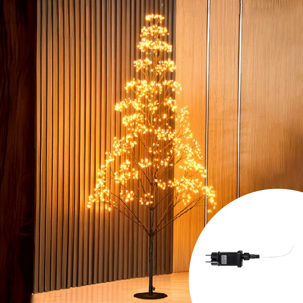 Foto principale Albero luminoso 2250 Led in filo di rame 1,80 metri Bianco caldo 3000K Wisdom
