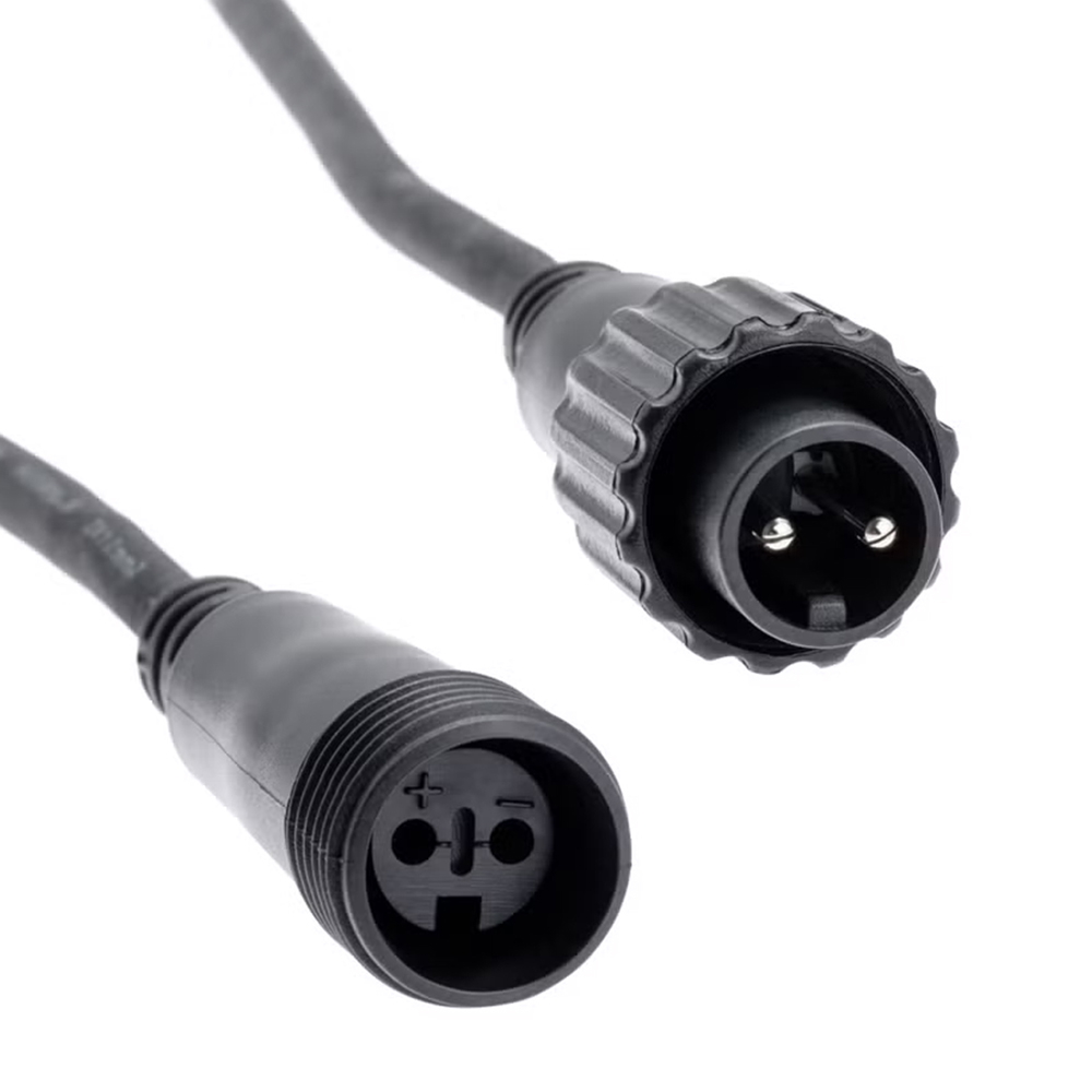 Cavo prolunga 5 metri nero per Catena di luci MaxiLed Reflex Professionale da esterno Wisdom - Foto 1