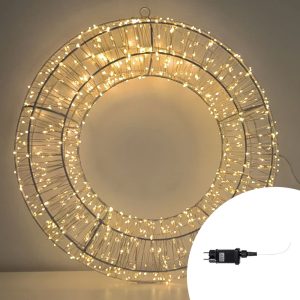 Foto principale Ghirlanda decorativa luminosa 50cm 1000 Led in metallo Bianco Caldo Wisdom