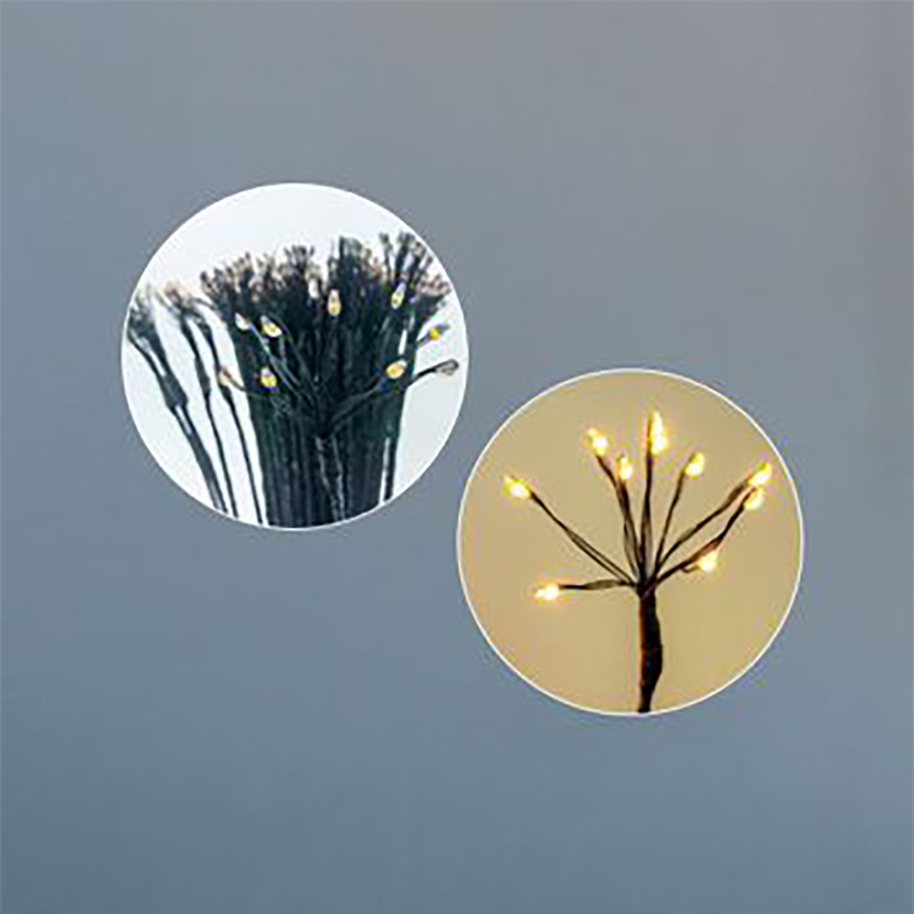 Lampada da terra Dente di leone luminoso altezza 120cm 600 Led Bianco Caldo 3000K Wisdom - Foto 2