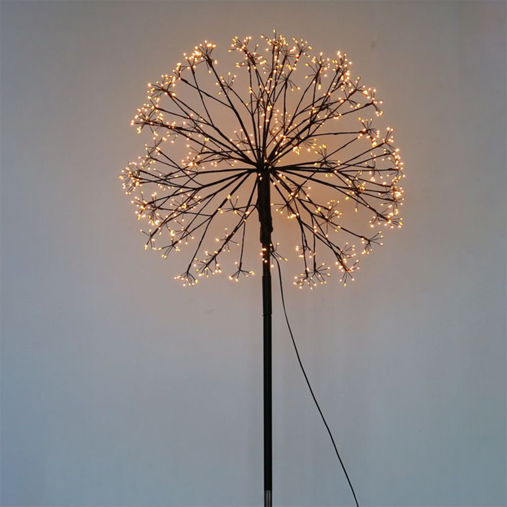 Lampada da terra Dente di leone luminoso altezza 90cm 500 Led Bianco Caldo 3000K Wisdom - Foto 1