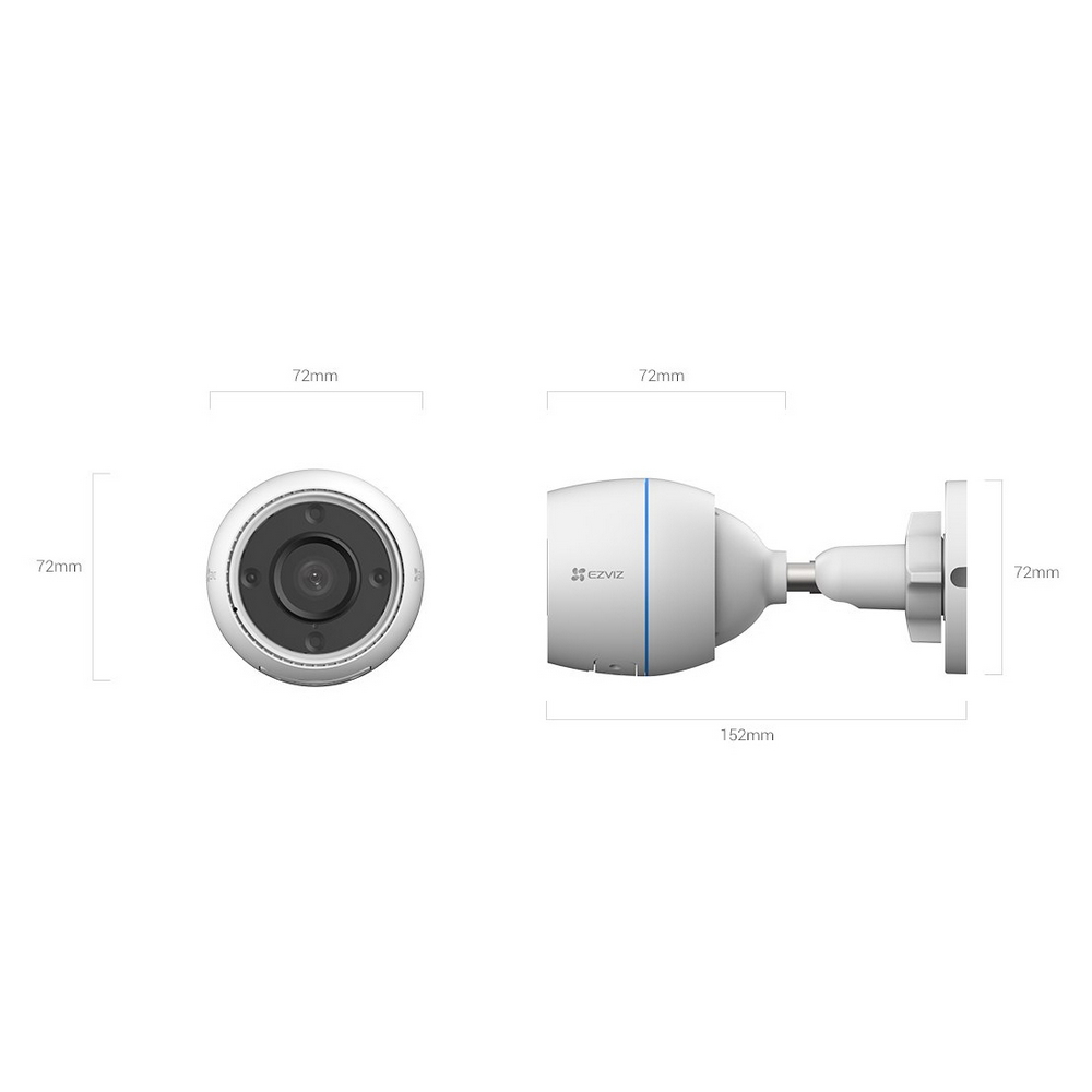 Telecamera di sorveglianza EZVIZ H3C NIGHT VISION WiFi 1080p visione notturna per esterno - Foto 1