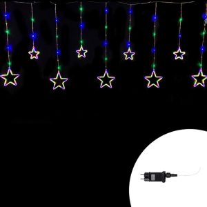Foto principale Tenda luminosa con Stelle neon 3 metri Led Multicolore stalattiti altezza 100cm per interno Wisdom