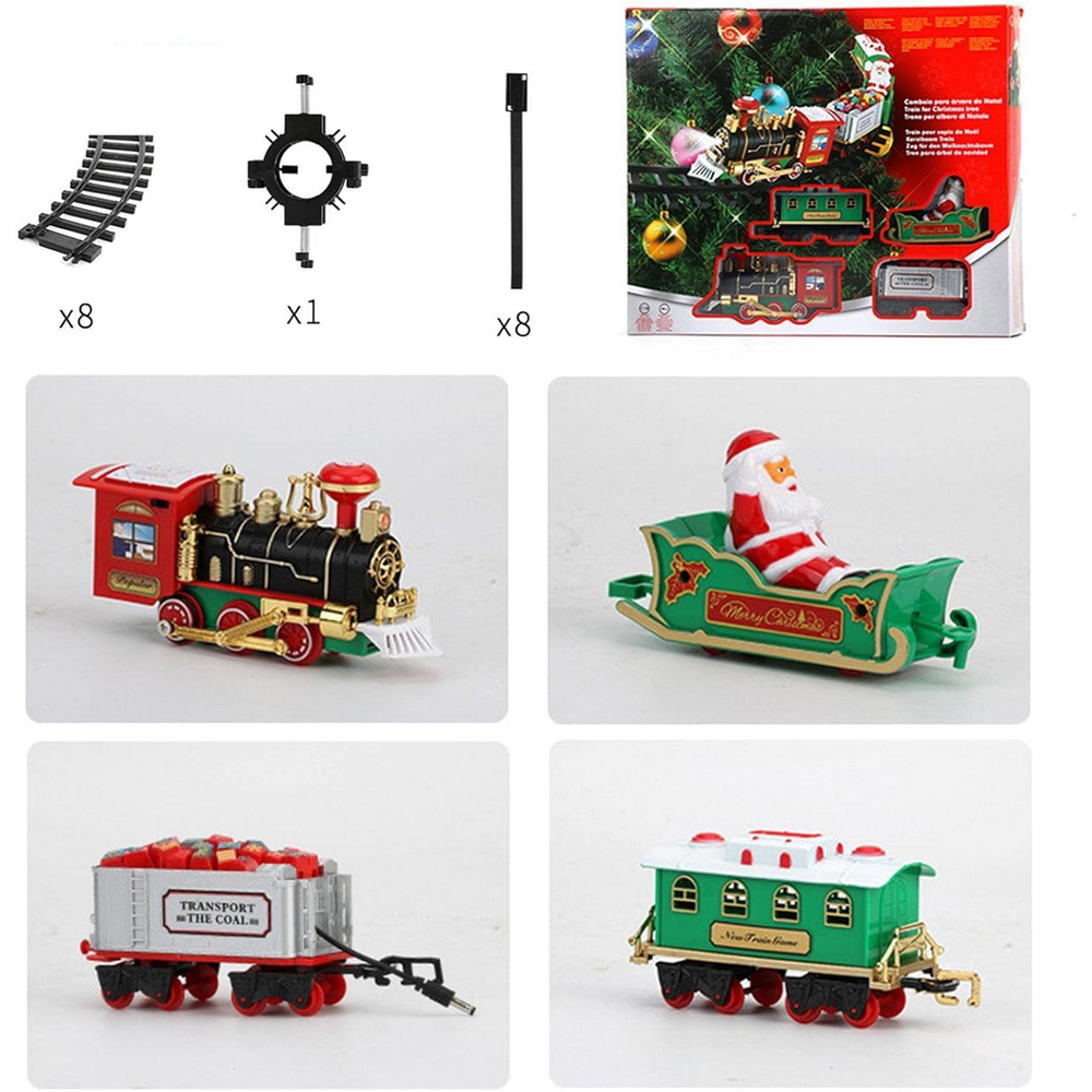 Trenino musicale con binario per Albero di Natale diametro 90cm Wisdom - Foto 2