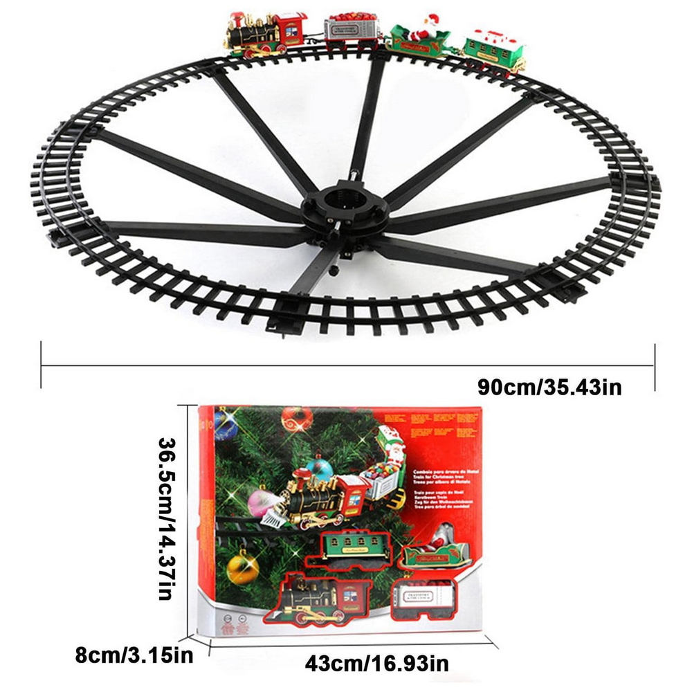 Trenino musicale con binario per Albero di Natale diametro 90cm Wisdom - Foto 4