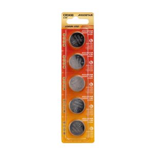 Foto principale Batteria bottone Aigostar 3V CR2430 Litio confezione da 5 pile