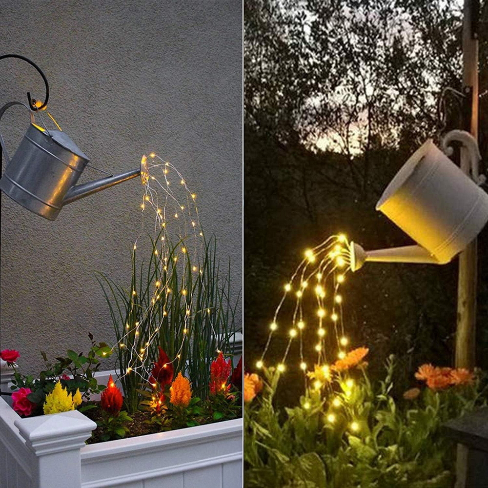 Cascata decorata con 300 Led 1,5 metri con cavo trasparente Wisdom - Foto 3