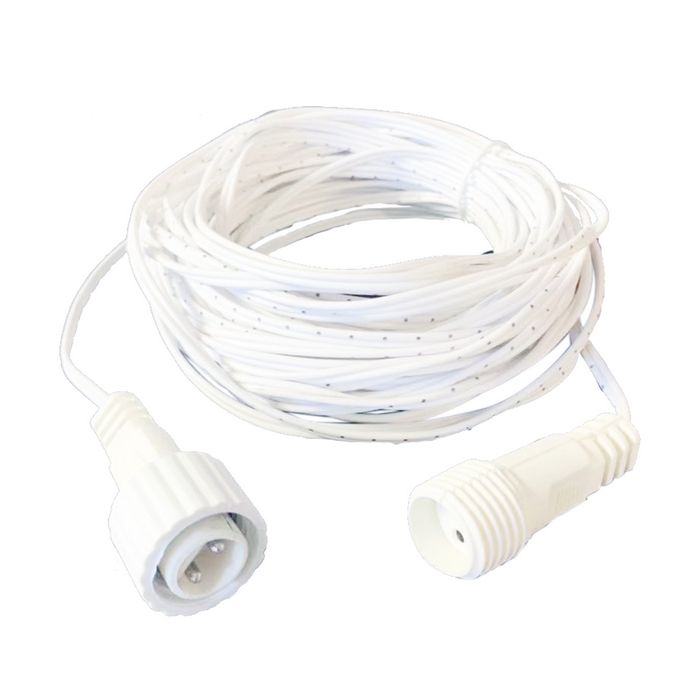 Foto principale Cavo prolunga 10 metri bianco per catene di luci e tende luminose Led di Natale Wisdom