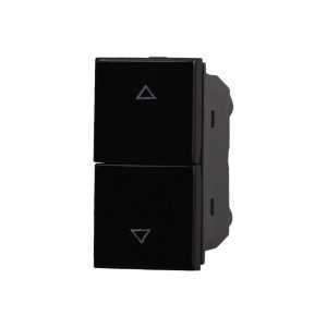 Foto principale Doppio Pulsante con frecce 10A nero compatibile anche con BTicino Axolute