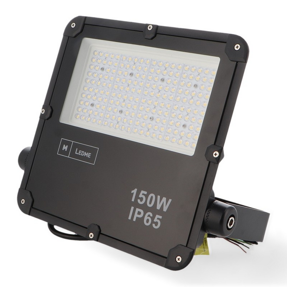 Foto principale Faro proiettore Led Slim 150W Nero da esterno IP65 Bianco freddo 5000K M LEDME