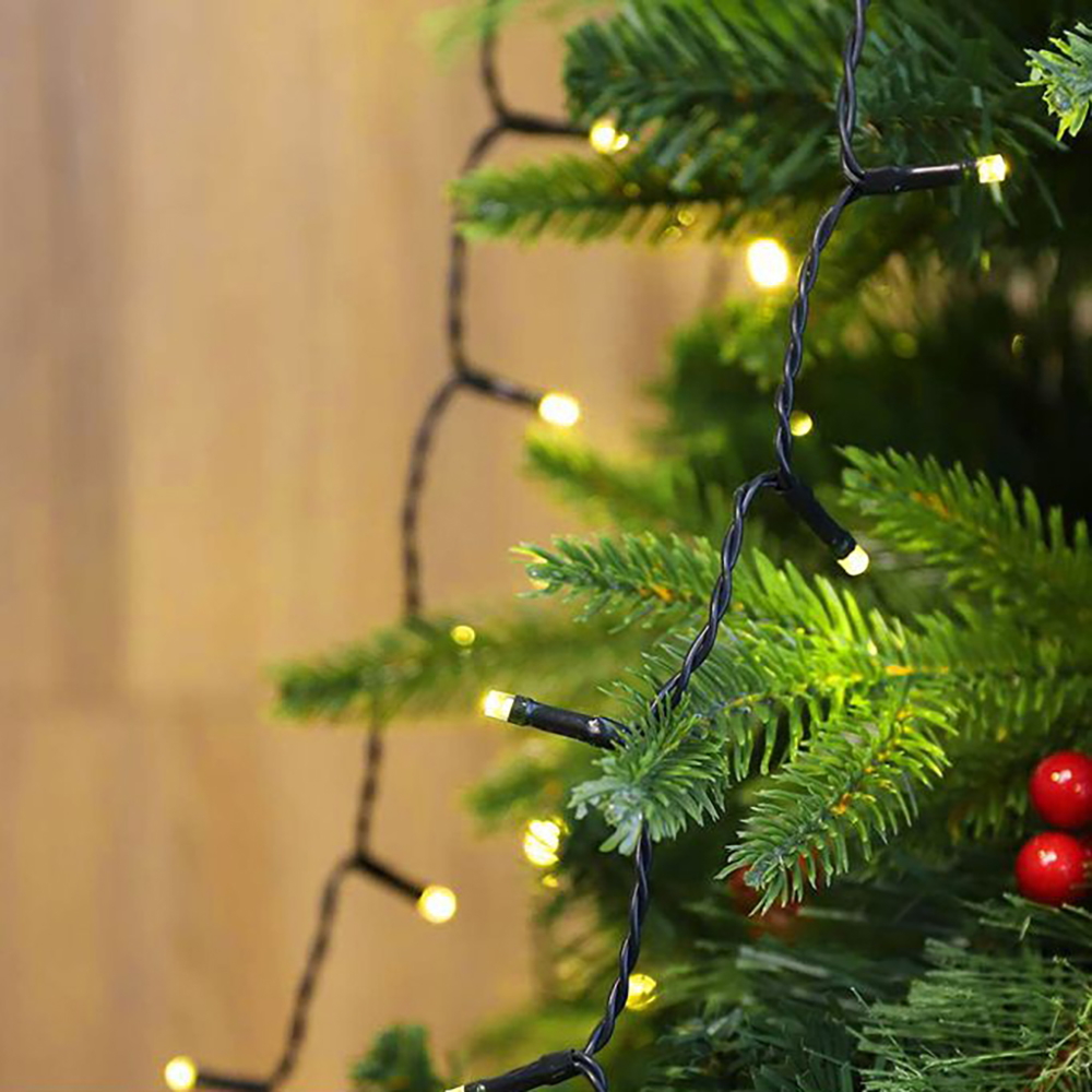 Mantello di luci per Albero di Natale da 200cm 280 Led Bianco Caldo Wisdom - Foto 2
