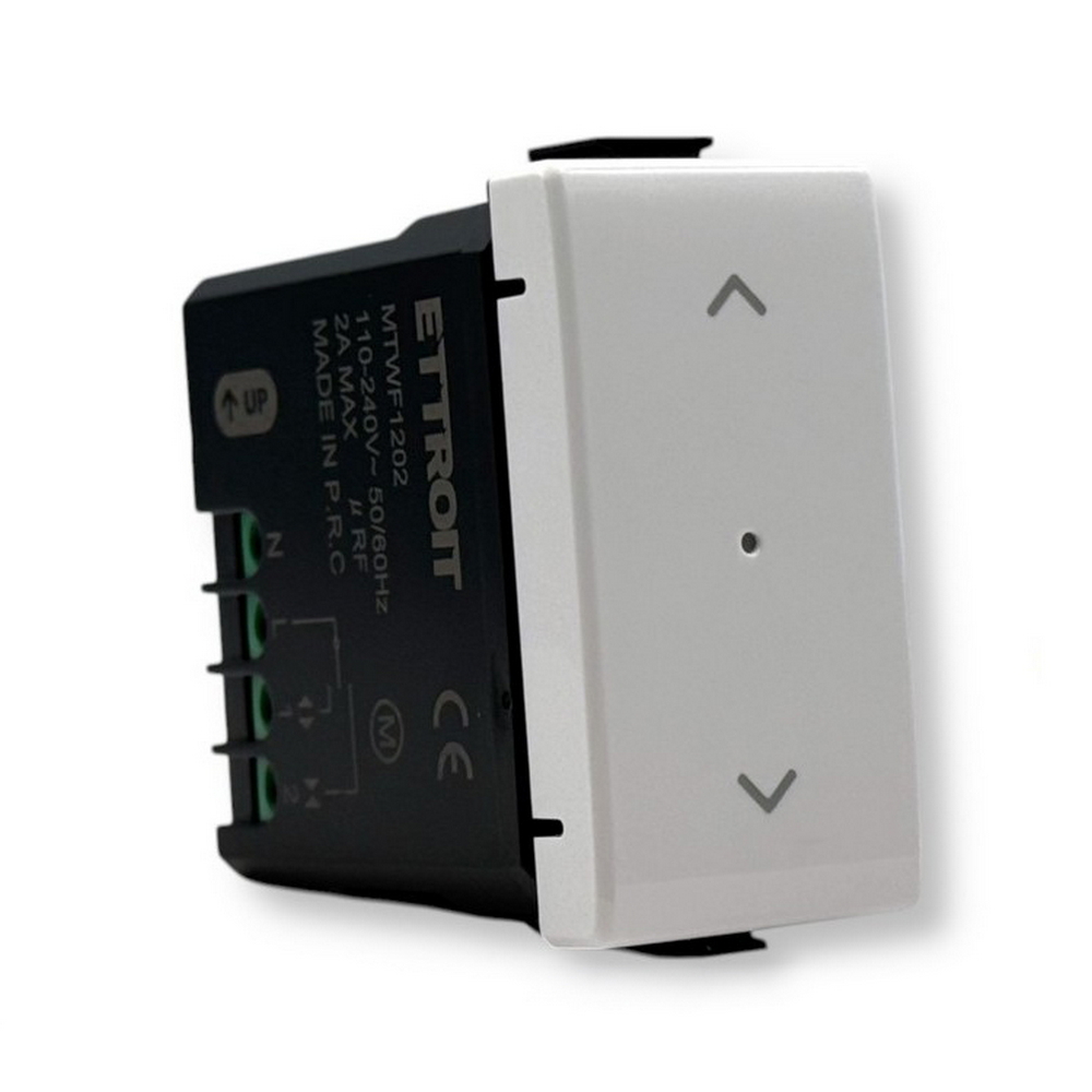 Foto principale Doppio Pulsante con frecce Smart Tuya Wi-Fi bianco compatibile anche con BTicino Matix