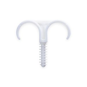 Foto principale Graffette fissatubo a battere per doppio Tubo 25mm bianco 5pz Aigostar
