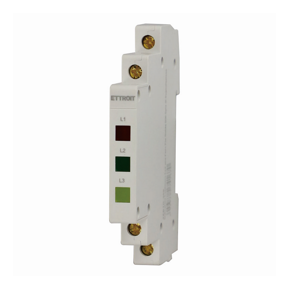 Foto principale Indicatore luminoso Led modulare 3 fasi Spia di segnalazione 220V Ettroit