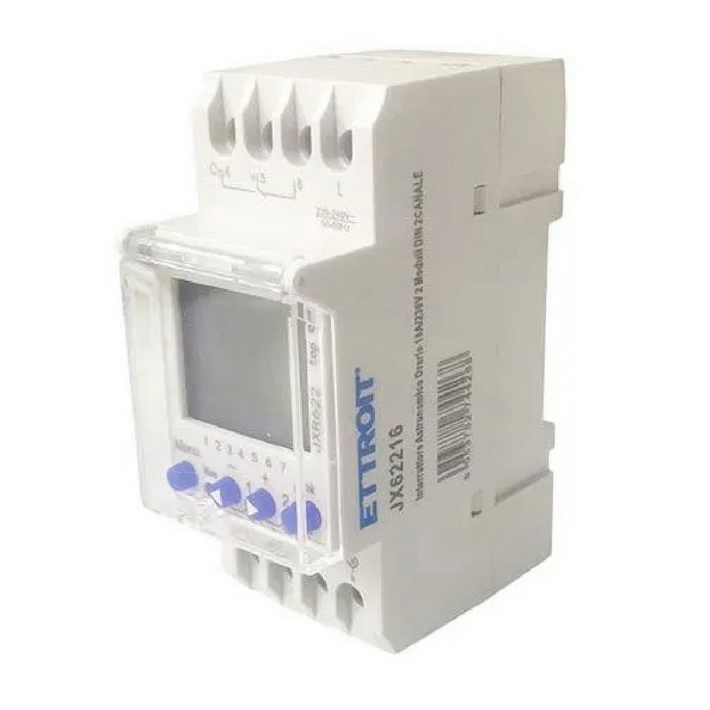 Foto principale Interruttore astronomico modulare 2 canali 16A AC 220V Ettroit