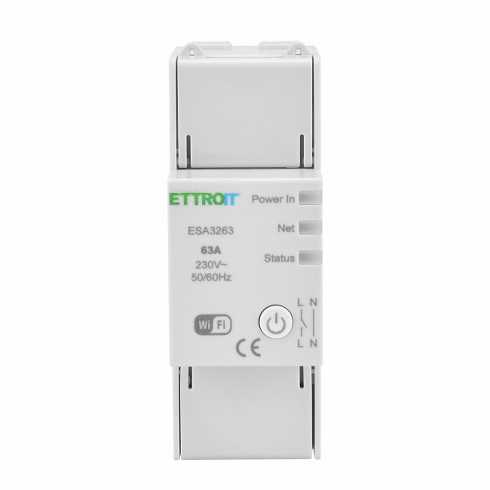 Interruttore automatico magnetotermico Smart Tuya WiFi modulare 1P 63A 220V Ettroit - Foto 1
