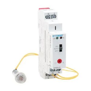 Foto principale Interruttore crepuscolare modulare temporizzato relè sensore fotoelettrico 16A AC 220V Ettroit