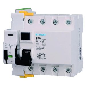 Foto principale Interruttore differenziale puro Riarmo automatico Salvavita modulare 4P 63A 400V Ettroit