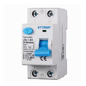 Foto principale Interruttore differenziale puro Salvavita modulare 2P 25A 30mA 6KA 220V classe A Ettroit