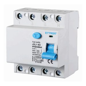 Foto principale Interruttore differenziale puro Salvavita modulare 4P 63A 300mA 6KA 380V Ettroit