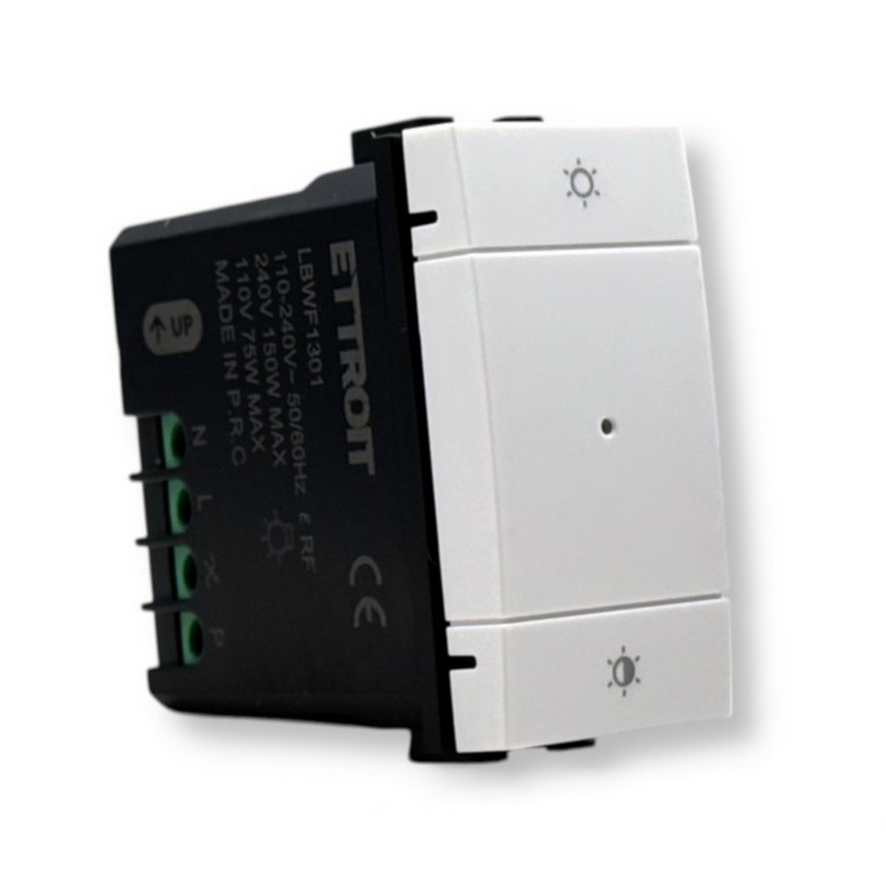 Foto principale Interruttore Dimmer Smart Tuya Wi-Fi bianco compatibile anche con BTicino Livinglight