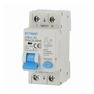 Foto principale Interruttore magnetotermico differenziale modulare 1P+N 20A 300mA 6KA 220V classe A Ettroit