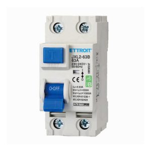 Foto principale Interruttore magnetotermico differenziale puro modulare 2P 63A 30mA 6KA AC/DC 220V curva B Ettroit