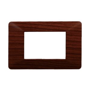 Foto principale Placca 3 moduli 503 in plastica radica compatibile anche con Vimar Plana