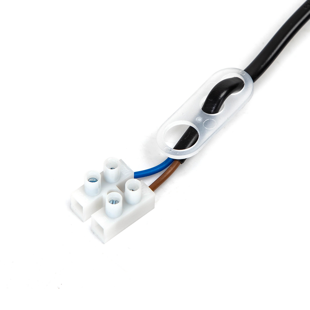 Portalampada E27 Nero 250V liscio precablato morsetto in plastica confezione 3 pezzi Aigostar - Foto 2