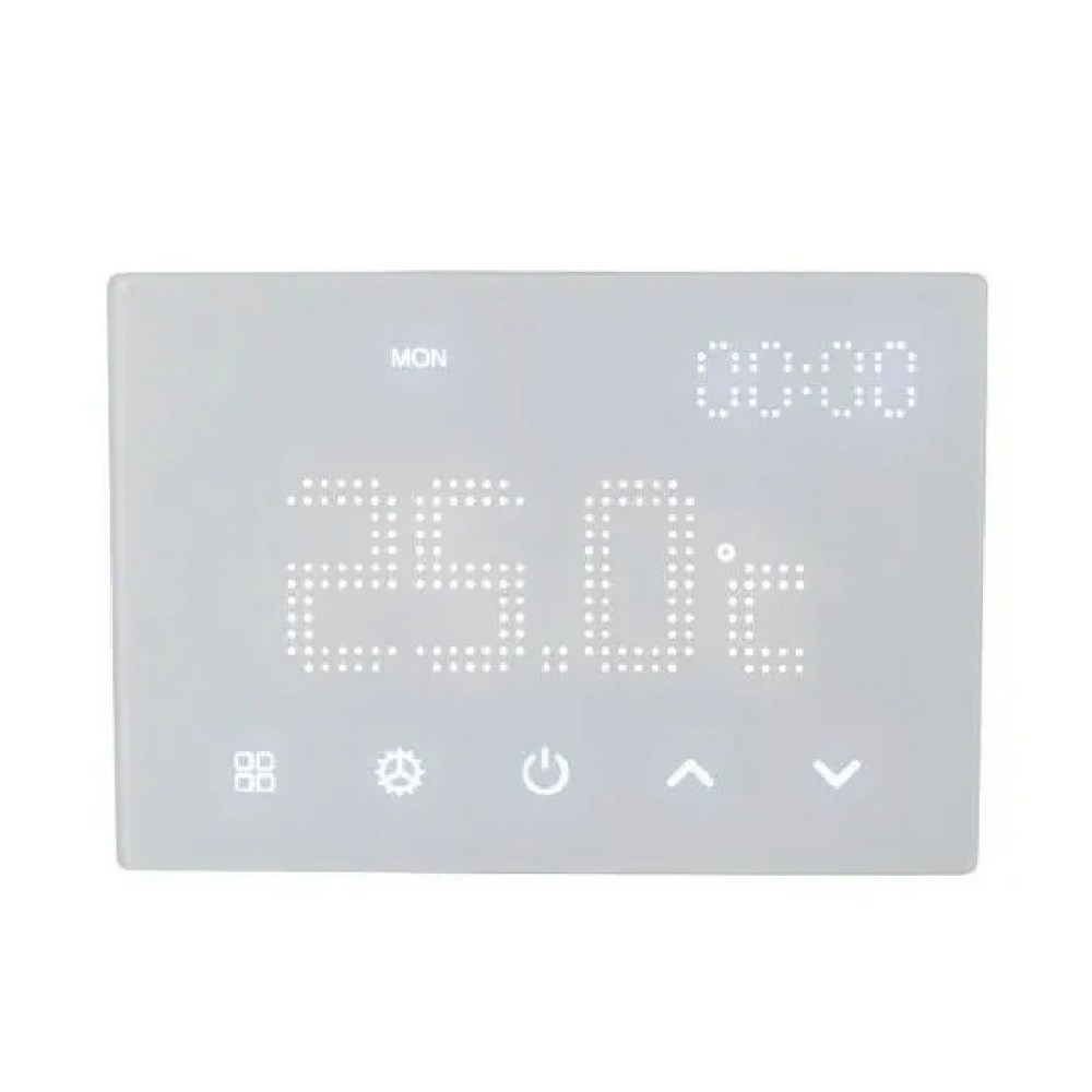 Foto principale Termostato digitale Touch programmabile bianco da incasso Ettroit