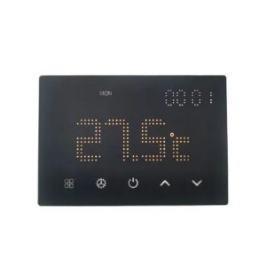 Foto principale Termostato digitale Touch programmabile nero da incasso Ettroit