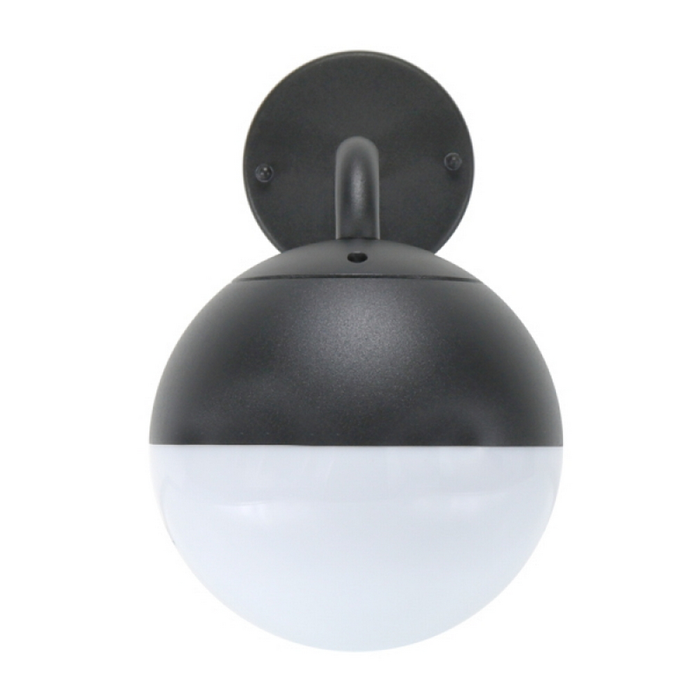 Applique da parete Cam Nero IP44 1 x E27 M LEDME - Foto 1
