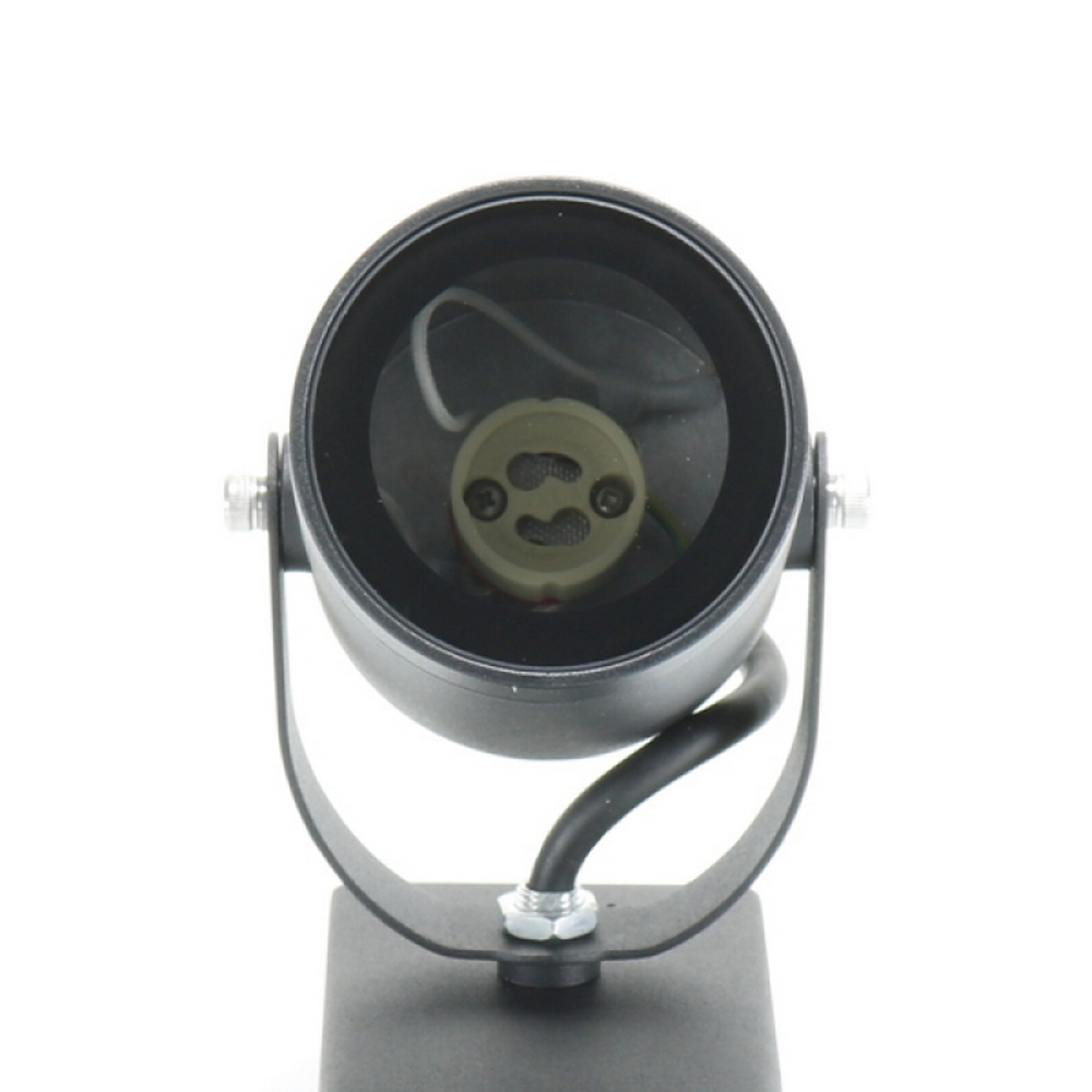 Applique da parete Urban Nero IP44 1 x GU10 M LEDME - Foto 1