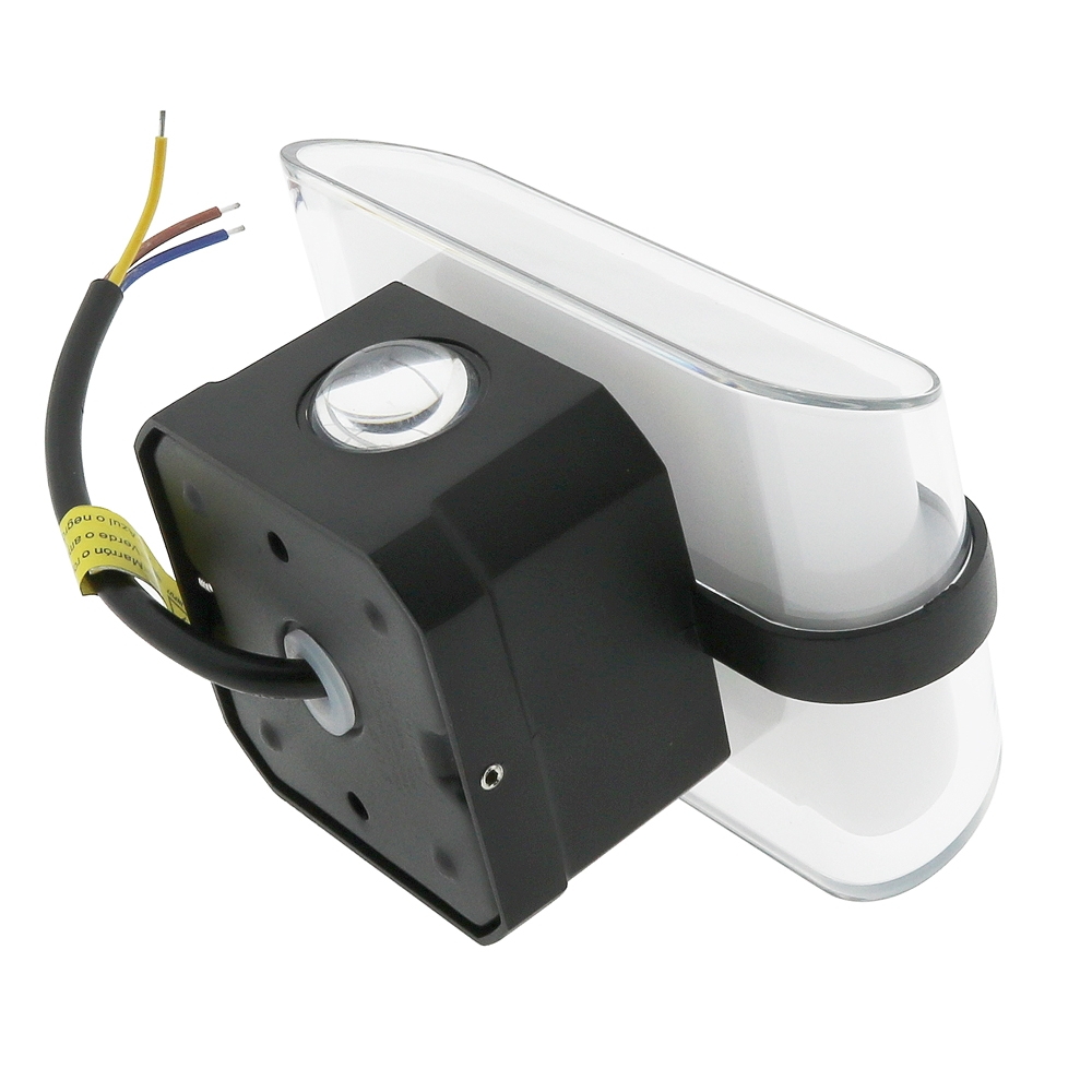 Applique Led da parete Arrow 10W Nero IP54 Bianco caldo 3000K M LEDME - Foto 1