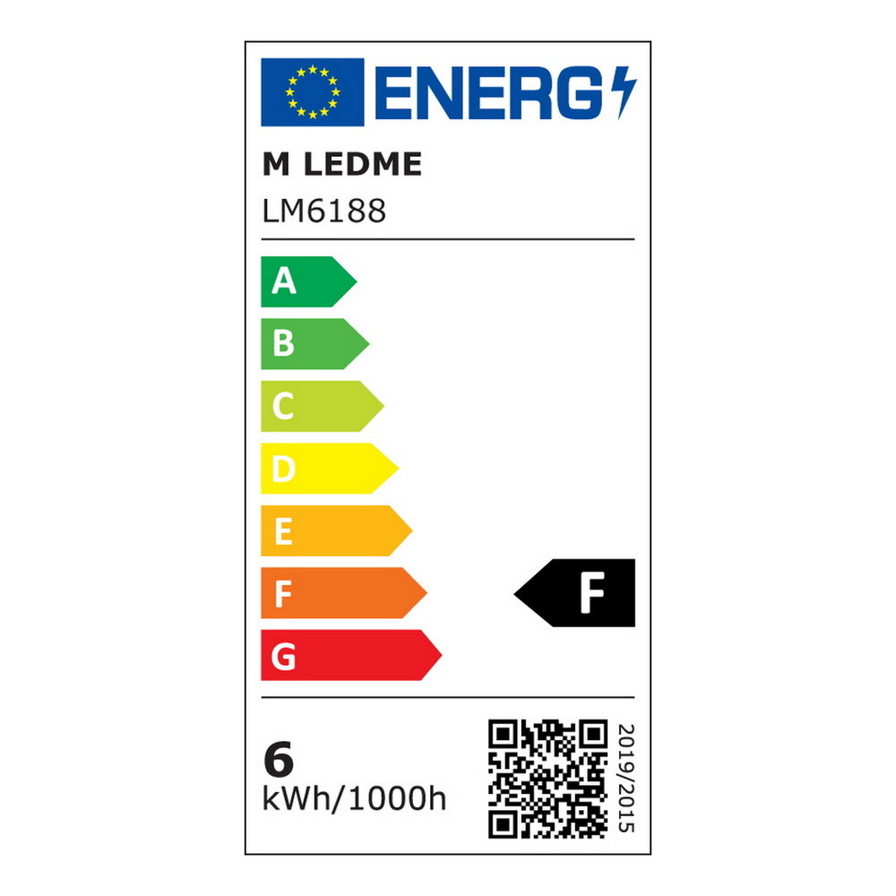 Applique Led da parete Tubo 2x3W Bianco IP54 Bianco caldo 3000K M LEDME - Foto 4