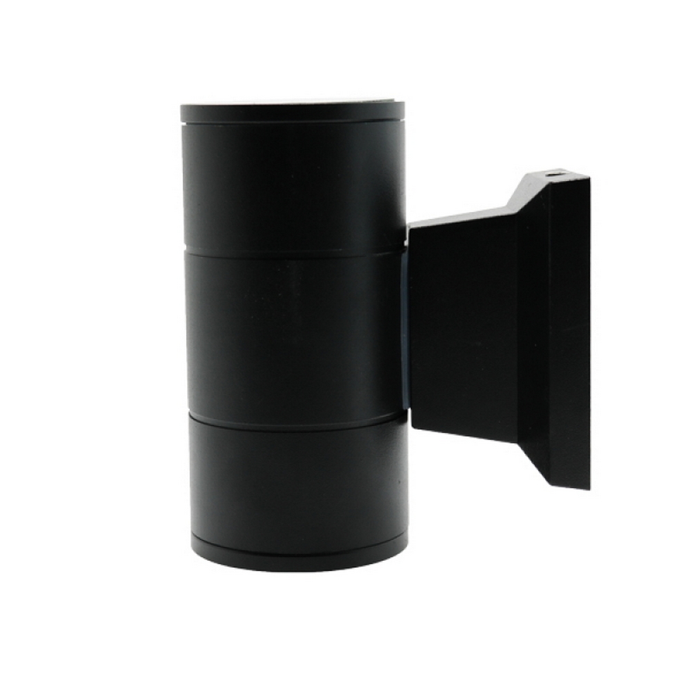 Applique Led da parete Tubo 2x3W Nero IP54 Bianco caldo 3000K M LEDME - Foto 1