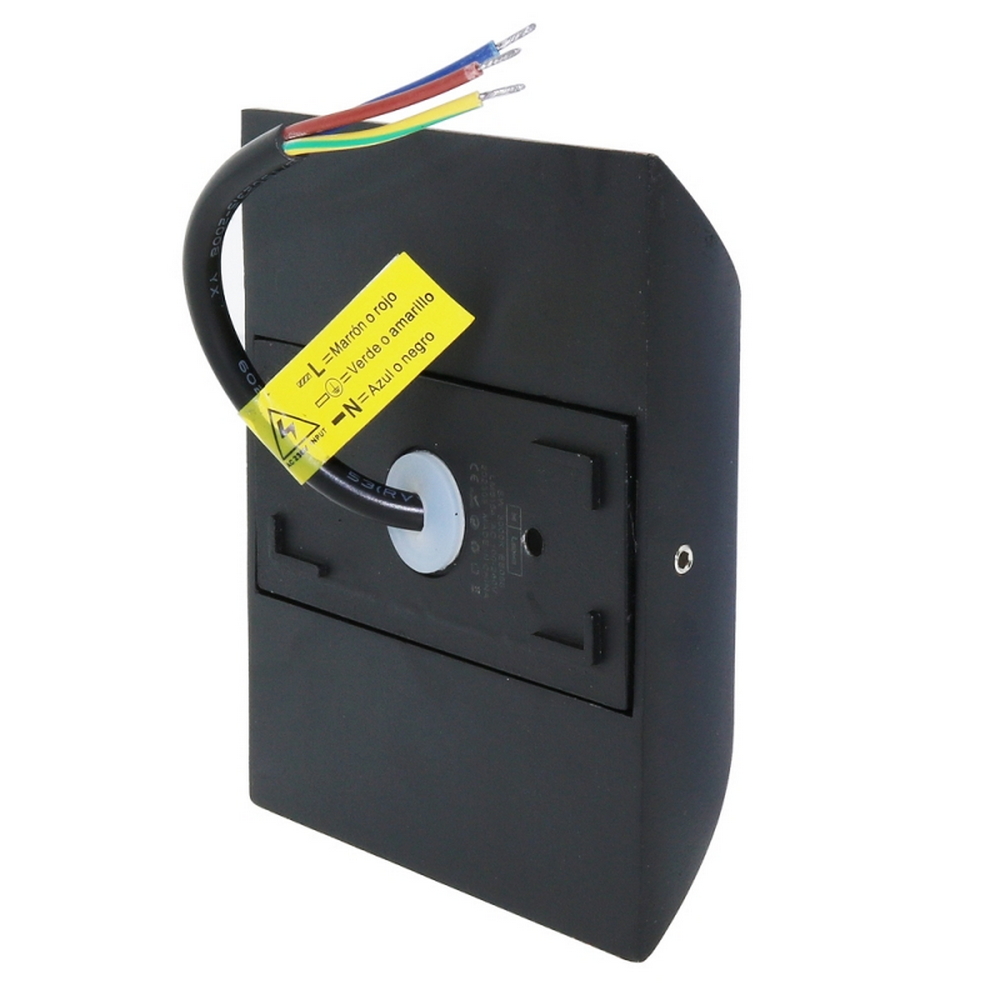 Applique Led da parete Vera 6W Nero IP54 Bianco caldo 3000K M LEDME - Foto 1