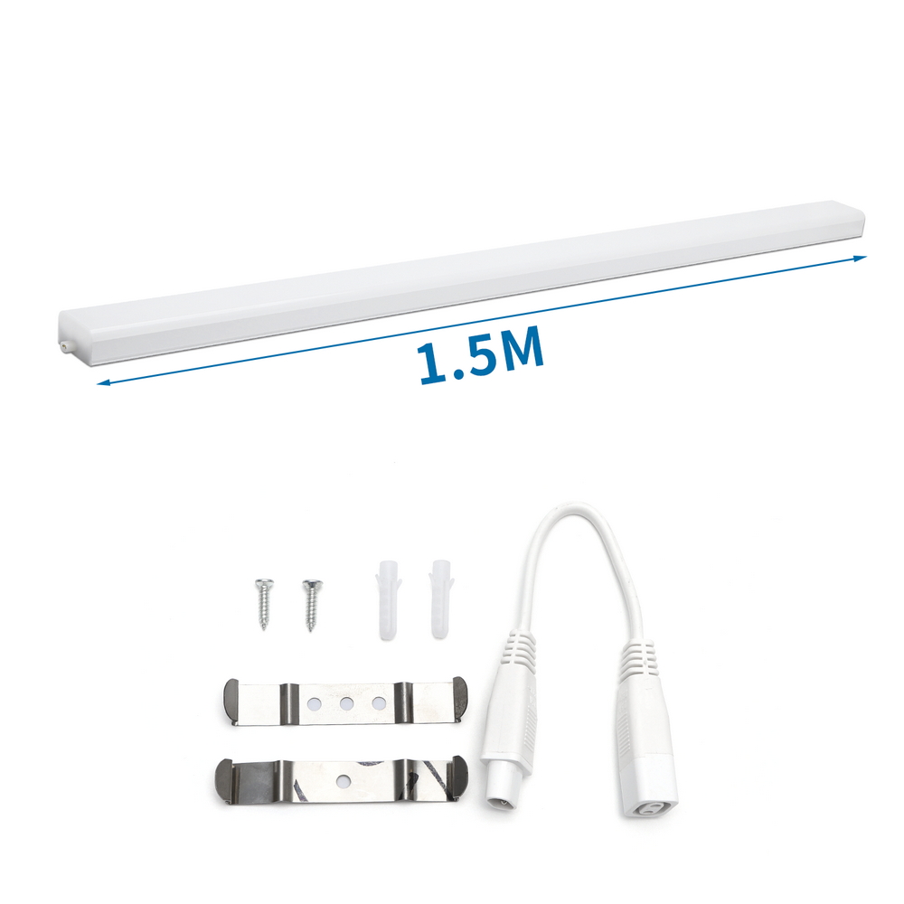 Barra Led Shadowless 30W da 150cm prolungabile Bianco freddo 6500K Aigostar - Foto 1