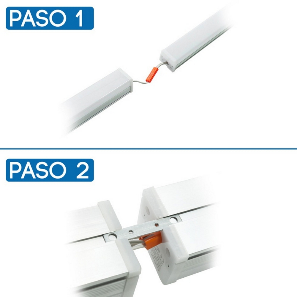 Barra Led Trian 40W da 120cm IP20 Bianco neutro 4500K M LEDME - Foto 3