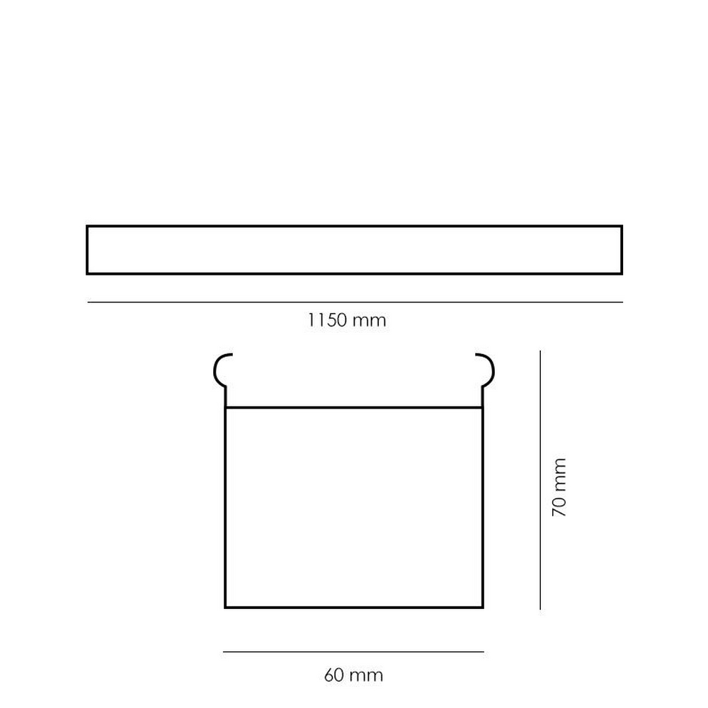 Barra lineare Led Barcellona 40W da 115cm CCT Temperatura colore regolabile M LEDME - Foto 8