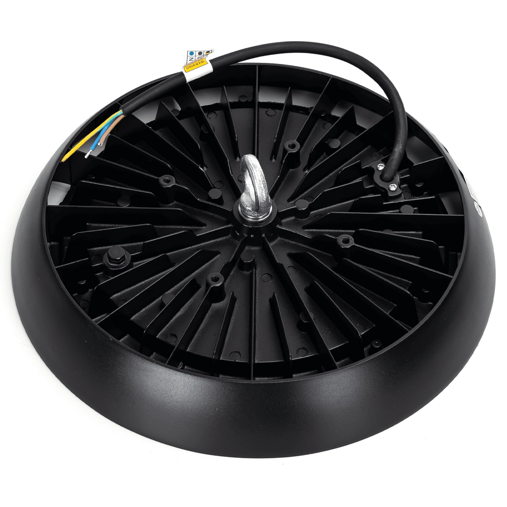 Campana Led industriale UFO 150W Nera IP65 Bianco Neutro 4000K 100LM/W Aigostar - Foto 2