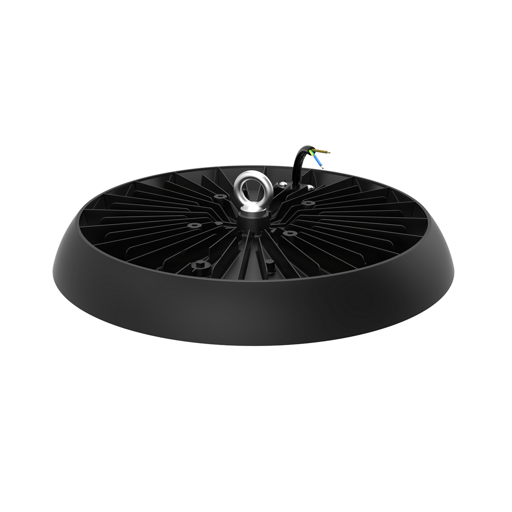 Campana Led industriale UFO 200W Nera IP65 Bianco Freddo 6500K 100LM/W Aigostar - Foto 4
